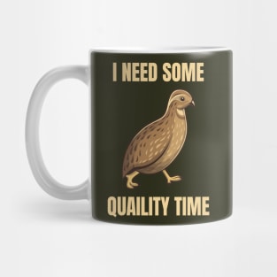 Quail Pun Mug